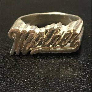 Mother Ring Size 5.5 Legitimate Sterling Silver